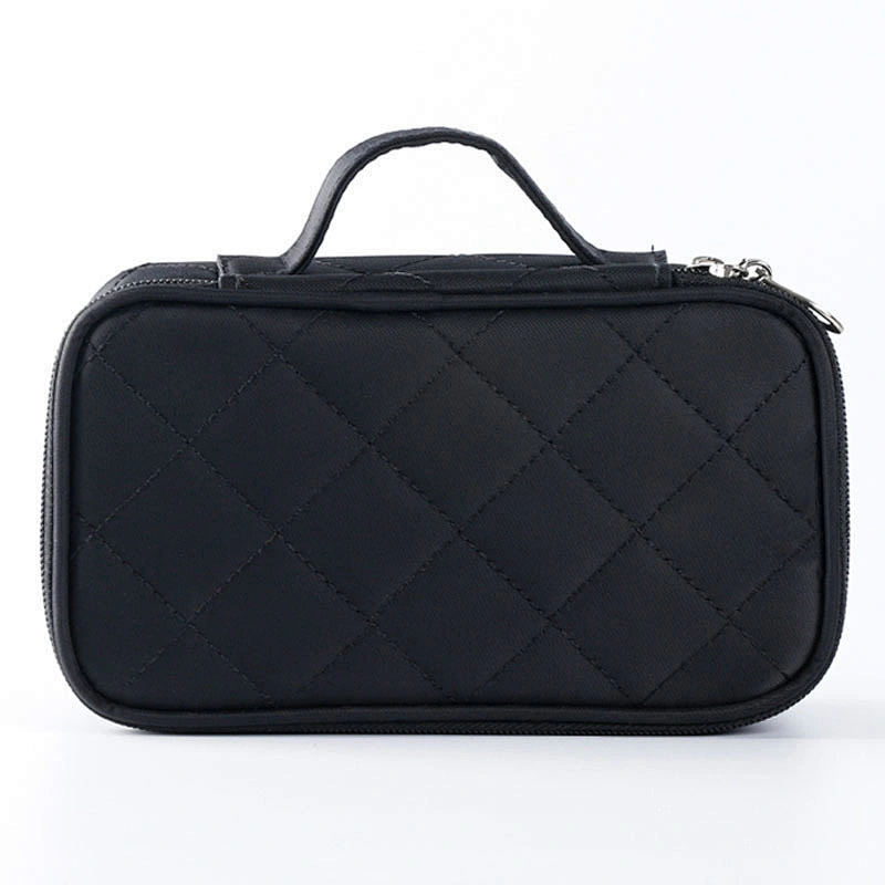 Diamond Lattice Travel Toiletry Bag Portable Storage Bag Cosmetic Case Organizer