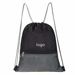 Summer new outdoor shoulder team sport bag mesh sport bag sport gym bag with shoes compartment
