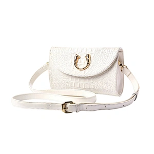 2019 new design stylish elegant luxury alligator  chain hand-held evening bag for feast or party