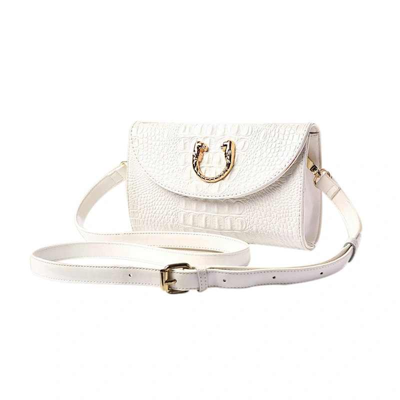 2019 new design stylish elegant luxury alligator  chain hand-held evening bag for feast or party