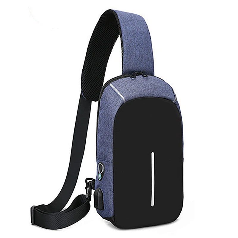 USB Charging Sling Bag Sling Backpack Cross Chest Bags for Men