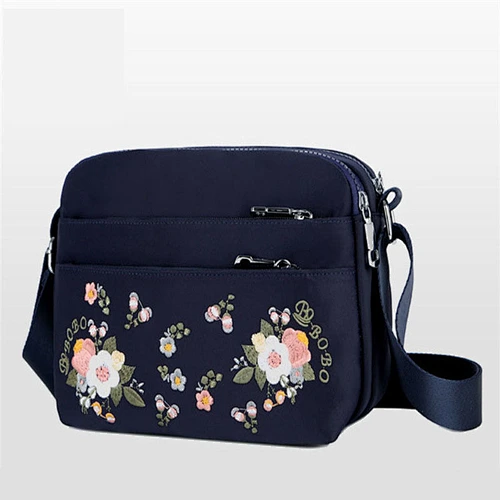 2020 OEM/ODM elegent practical simple big capacity lady embroidered shoulder bags for women for shopping