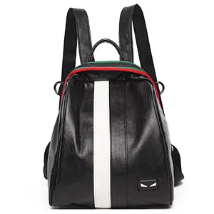 Girls small leisure backpack woman black elegant cute sling backpack for women