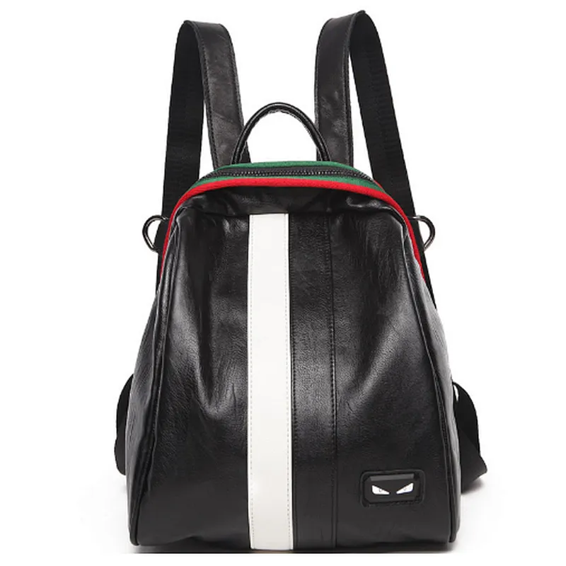 Girls small leisure backpack woman black elegant cute sling backpack for women