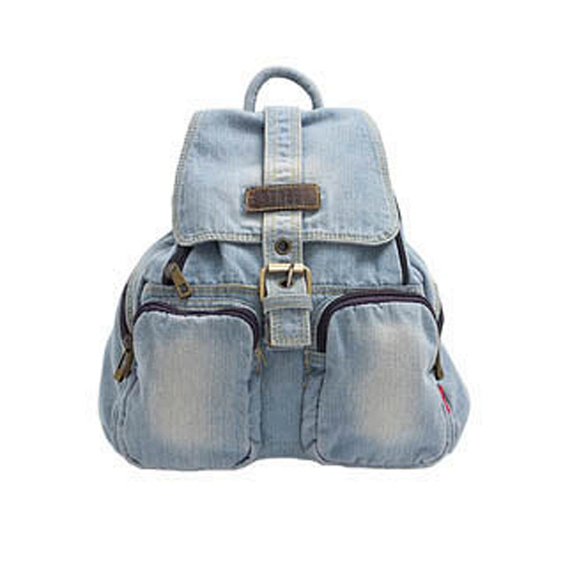 2019 high- quality new design vintage denim ladies backpack for Leisure travel