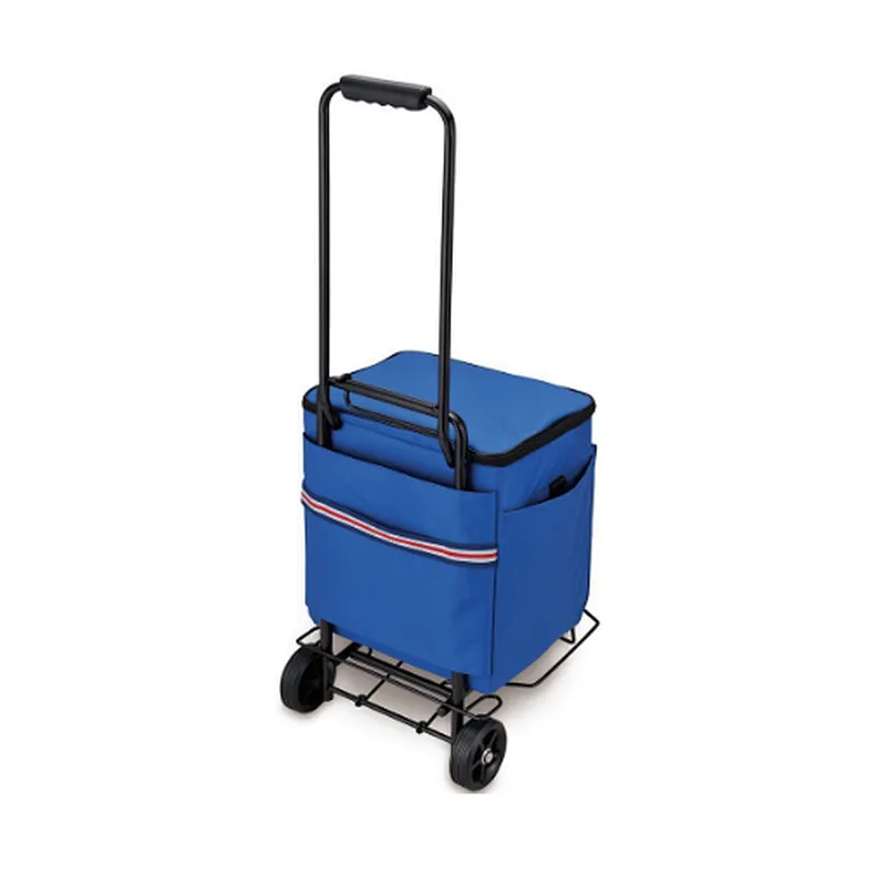Fancy luxury best outdoor travel portable foldable flat folding drink picnic cooler bag