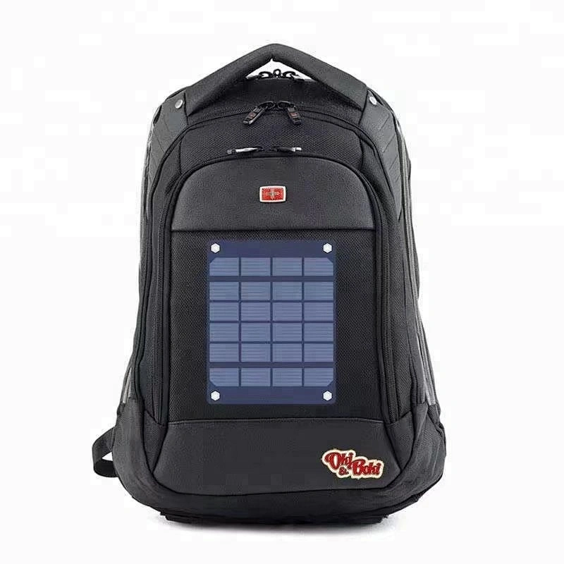 Waterproof/Shockproof/Dustproof Dual USB Charger Portable Solar Powered Backpack