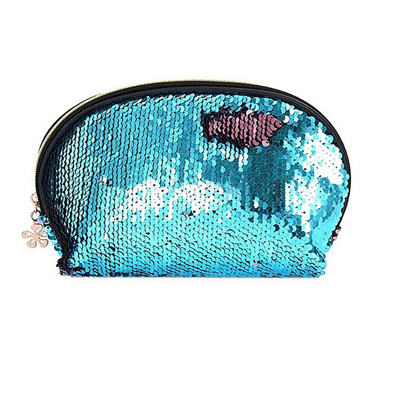 Factory Direct Sale Multifunction Glitter Sequin Makeup Storage Clutch bag Customized Cosmetic Bag