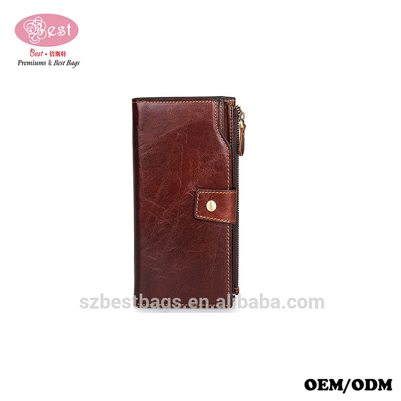 Fashion Style Men's RFID Blocking Slim Leather Card Holder Wallet