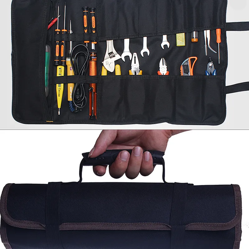 Durable professional handy small size folding engineer hand carry tool tote bag