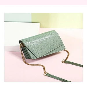 2019 Korean style simple versatile alligator pattern bag cross body bag for shopping or daily used