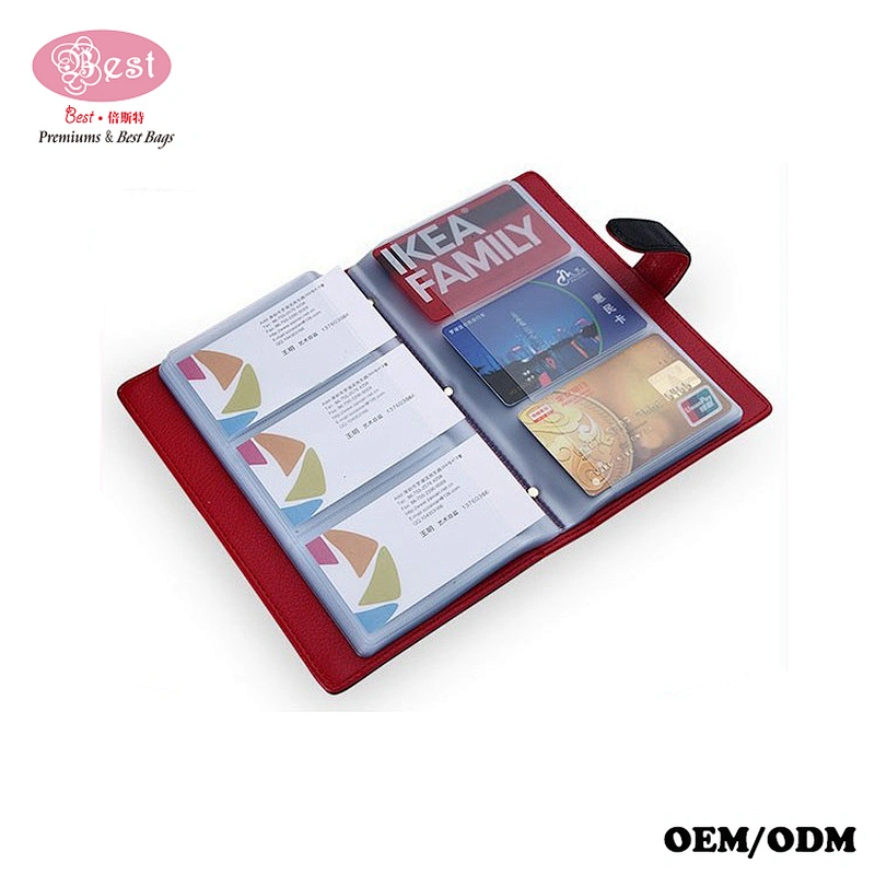 2019 Hot Selling pop up cheap pocket leather business card holder