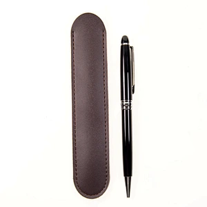 korean style simple creative head layer cowhide pure handmade cowhide pen bag for office or school
