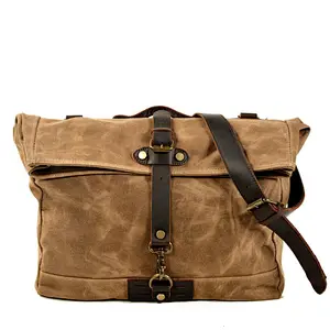 European and American Style Vintage Photography bags Waterproof Wax Canvas Camera Bag