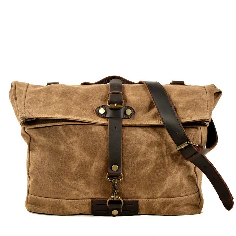 European and American Style Vintage Photography bags Waterproof Wax Canvas Camera Bag