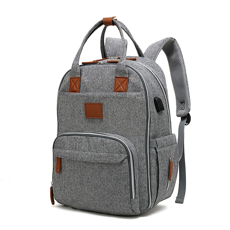 2019 New Waterproof  Multi-function Larger Capacity Diaper Backpack  For Baby