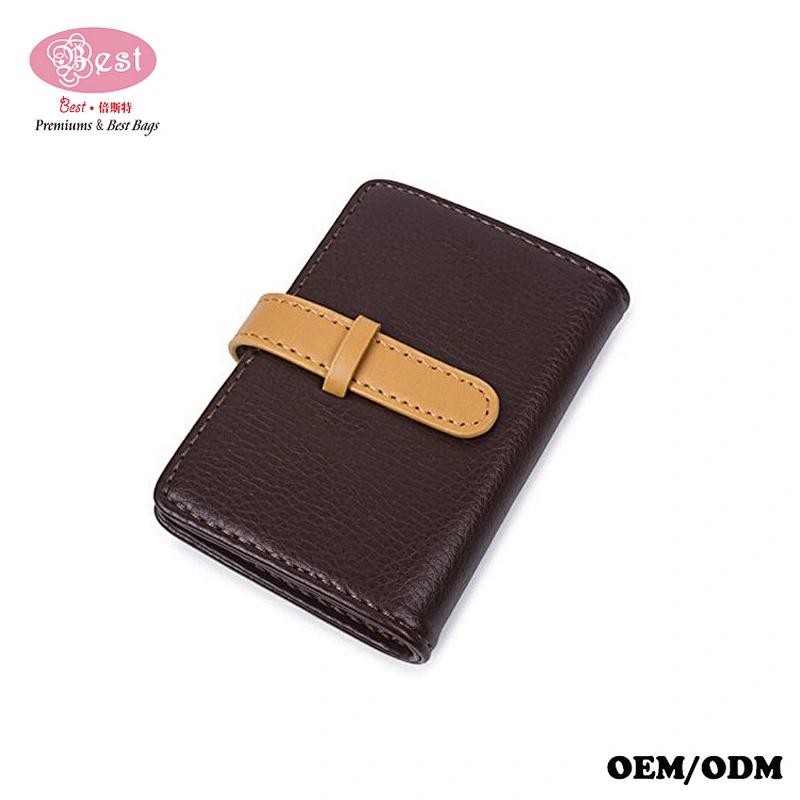 New Business name card case customized your logo brand PU Leather Credit Card Holder with 26 Card Slots