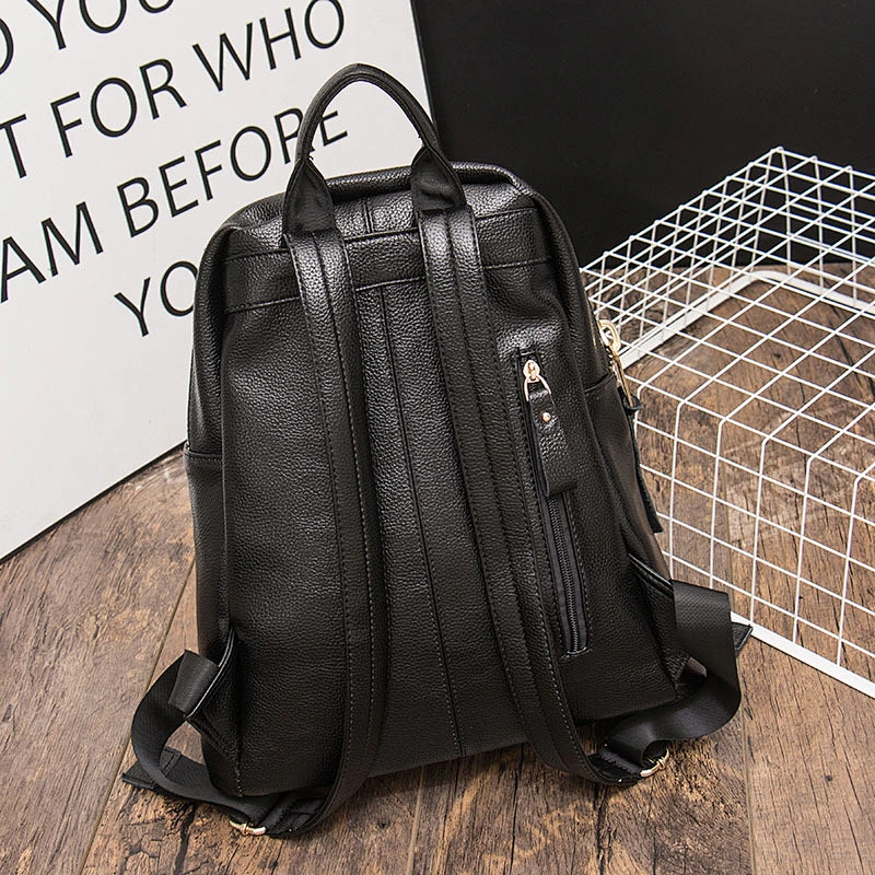 2019  Popular Pu Backpack Brand For Teens