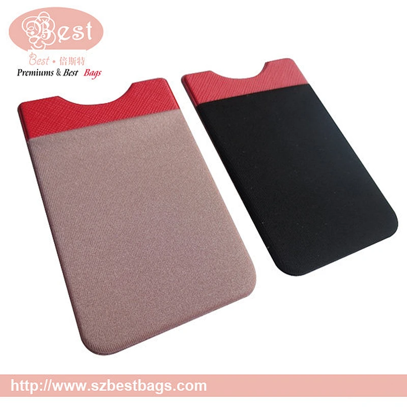 Self adhesive card holder/mobile phone card pouch