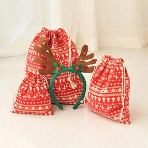 Christmas candy gift bag promotion designer wedding custom in low price