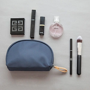 Girls nylon toiletry cosmetic case bag make up purse makeup kit pouch