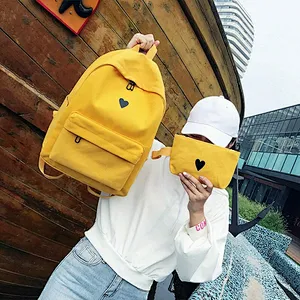 Backpack Women Canvas Travel Bookbag School Bag Laptop rucksacks for teen