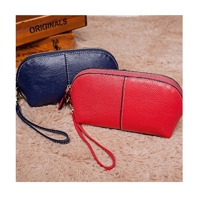 Designer custom classic handmade blue plain pu ladies clutch purse women evening bag