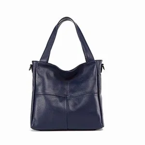 China Supplier Fashion Lady Handbag Genuine Leather Tote Bag For Women Ladies Travel Bag