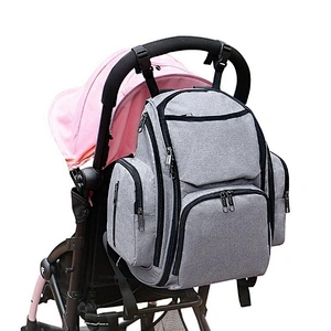 Organizer Baby Back Pack Water Resistant Anti-theft Diaper Bag Backpack for Mom / Dad with Stroller Straps and Insulated Pockets
