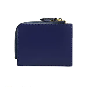 Chinese simple colour funky cheap mini safe waterproof leather hand pocket zipper wallet