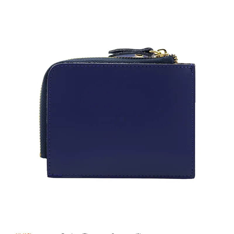 Chinese simple colour funky cheap mini safe waterproof leather hand pocket zipper wallet