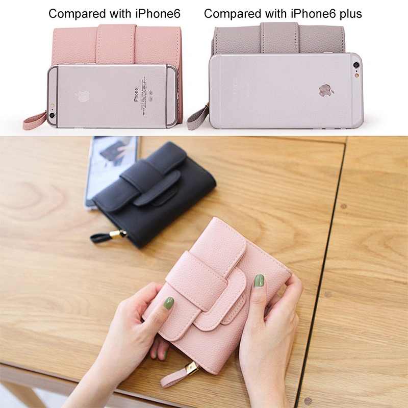 2020 Custom korean style  unique cheap pu leather lady cardholder atm credit id name card holder for women