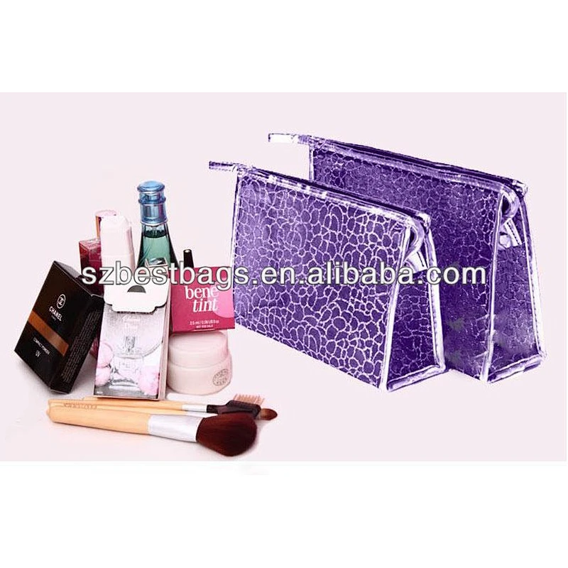 transparent pochette, transparent pouch, transparent cosmetic bag