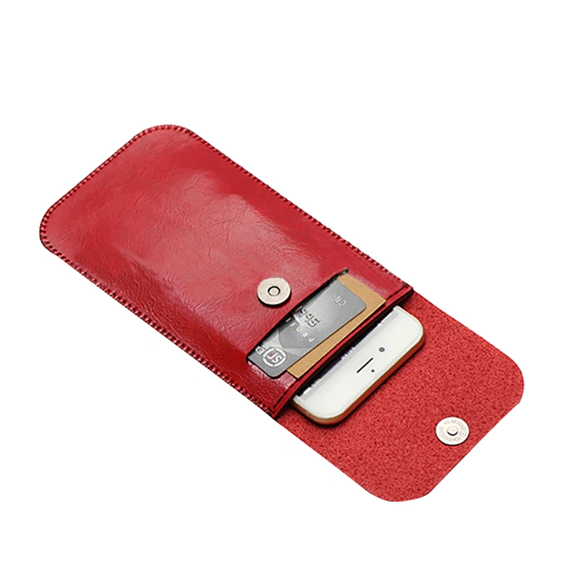 RFID blocking mobile phone leather case