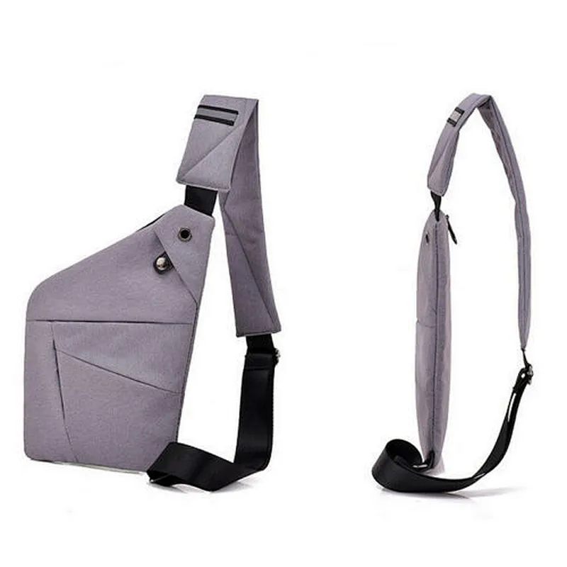 Multi Pocket Chest Bag For Male Messenger Bag Men Anti-Theft Sling Men Bag