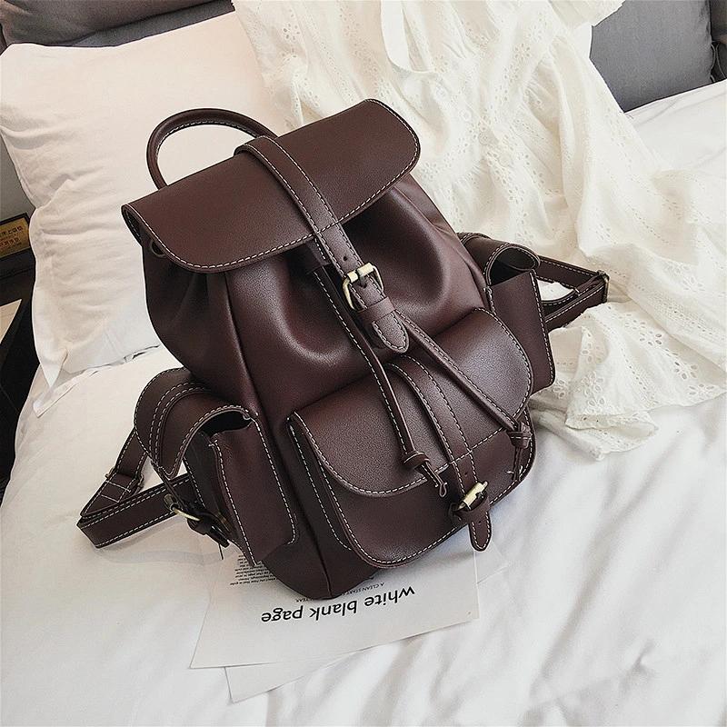 2019 Stylish School Student Backpack Pu Leather Backpack Brand For Girls