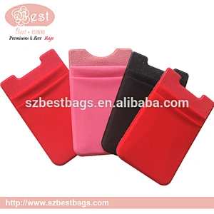 RFID blocking smart phone card wallet