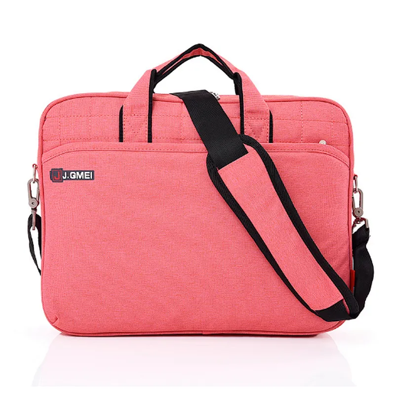 Promotional cheap korean colorful cross 14 inch laptop carry bags for teenagers