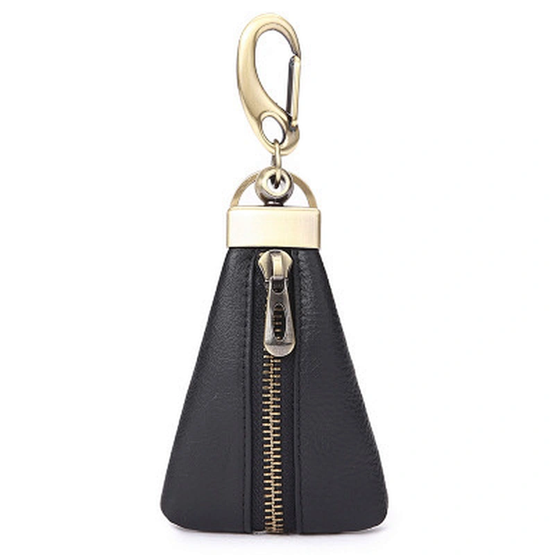 New Fashion Car Key Case,Zipper Key Pouch,Genuine Leather car Key Holder For Men