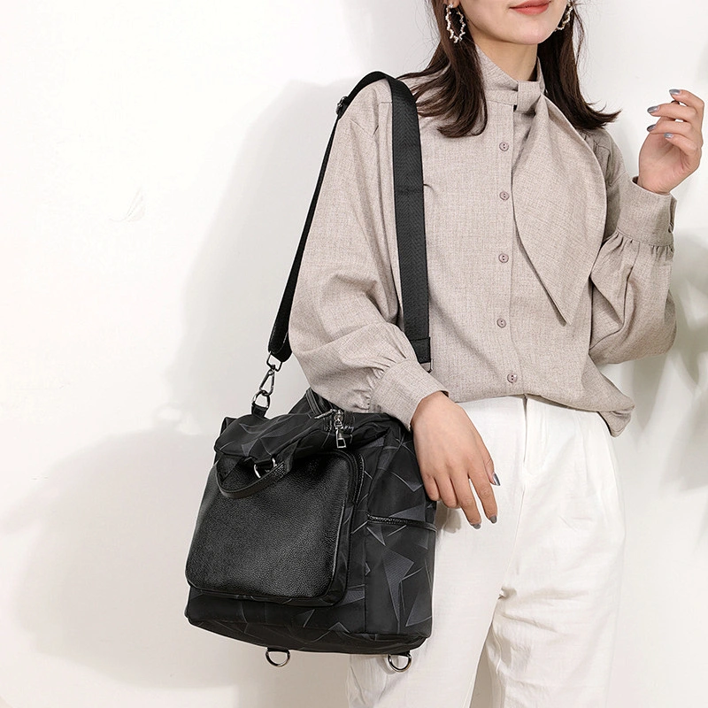 2019 new coming unisex laptop bag nylon leather materials backpack with casual style