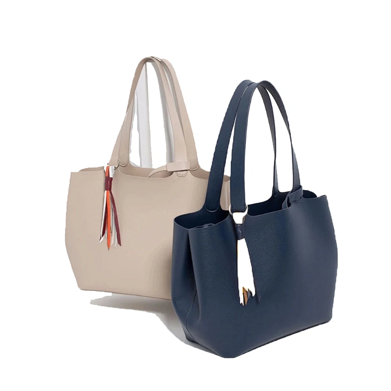 Western Style PU Leather Shoulder Bag Trendy Tote Handbag for Women