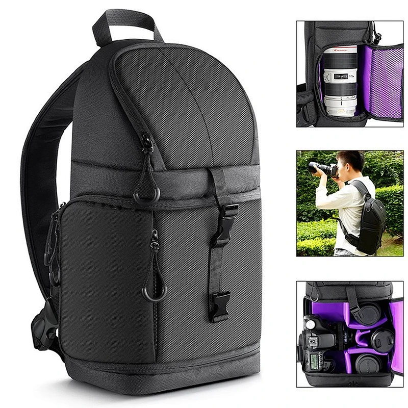 2020 custom practical durable waterproof camera backpack bag for travel