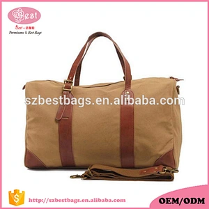 Premium luggage travel bags weekender travel bag Italian travel bag