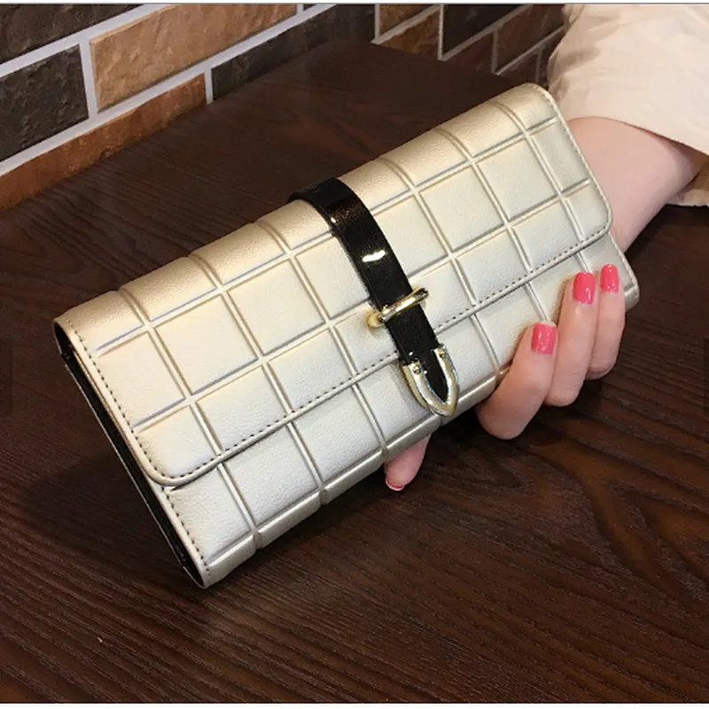 Custom latest womens ladies vintage blue plain leather evening party clutch bag purse