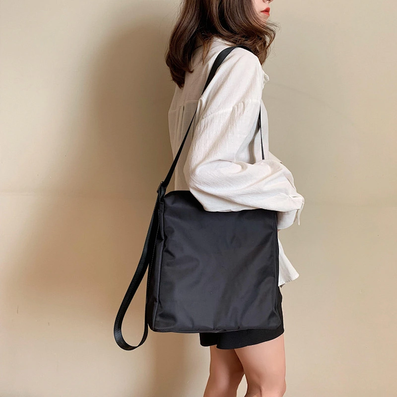 Womens nylon shoulder Multi Pockets Messenger Handbag Two Compartments Shoulder Crossbody Bag briefcase purse set