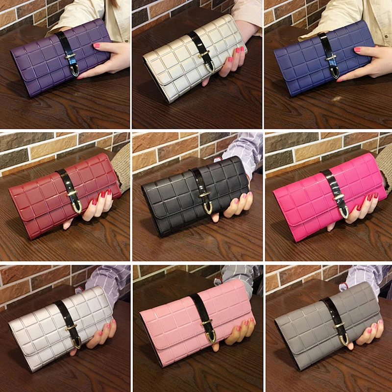 2020 cheap high quality elegent durable collapsible PU wallet women for shopping