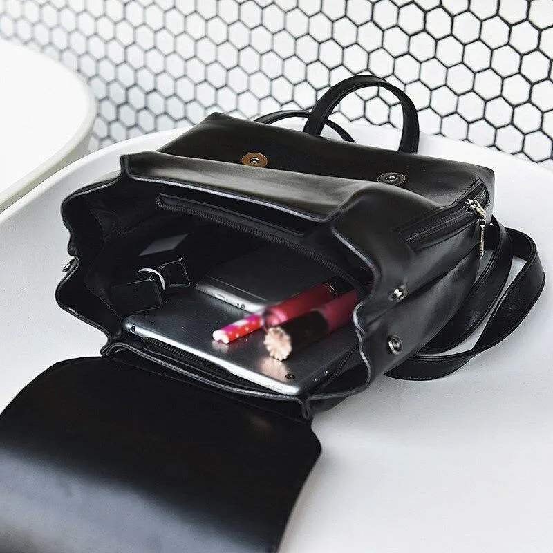 Women Lady Backpack Leather School Office Shoulder Bag Handbag