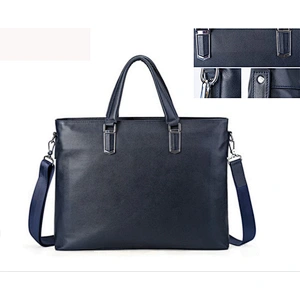Hot Sell Messenger Satchel Bag Black Leather Bags Tote Handbag  for  business