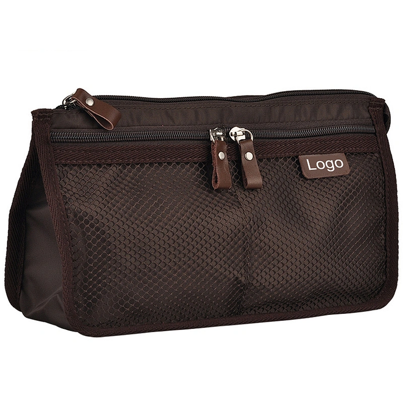 Mens travel hotel waterproof stand up toiletry package bag for men