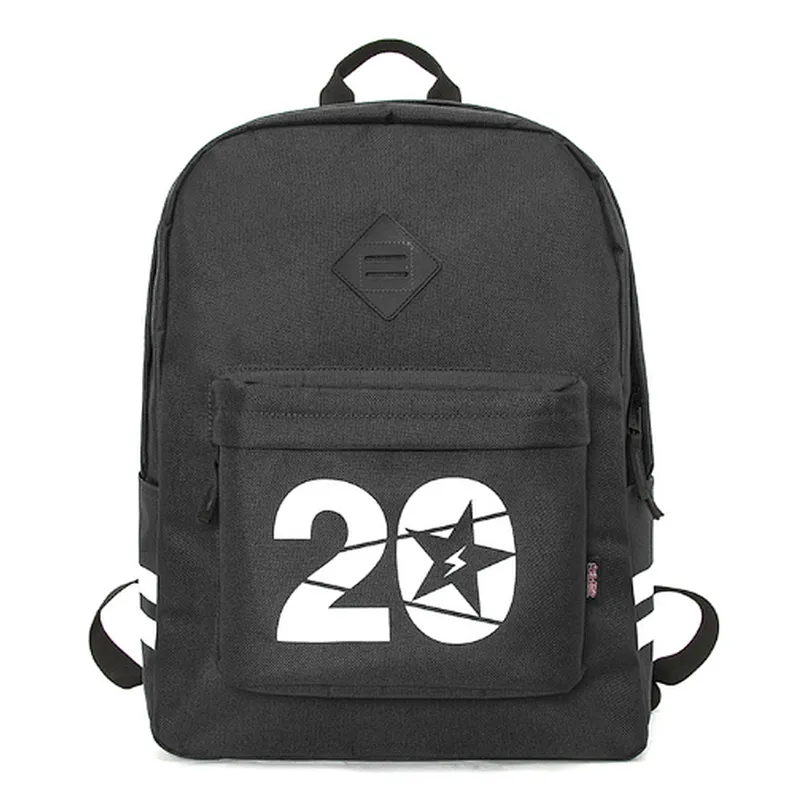Korean fashion universal unisex leisure teen notebook bag custom school backpack
